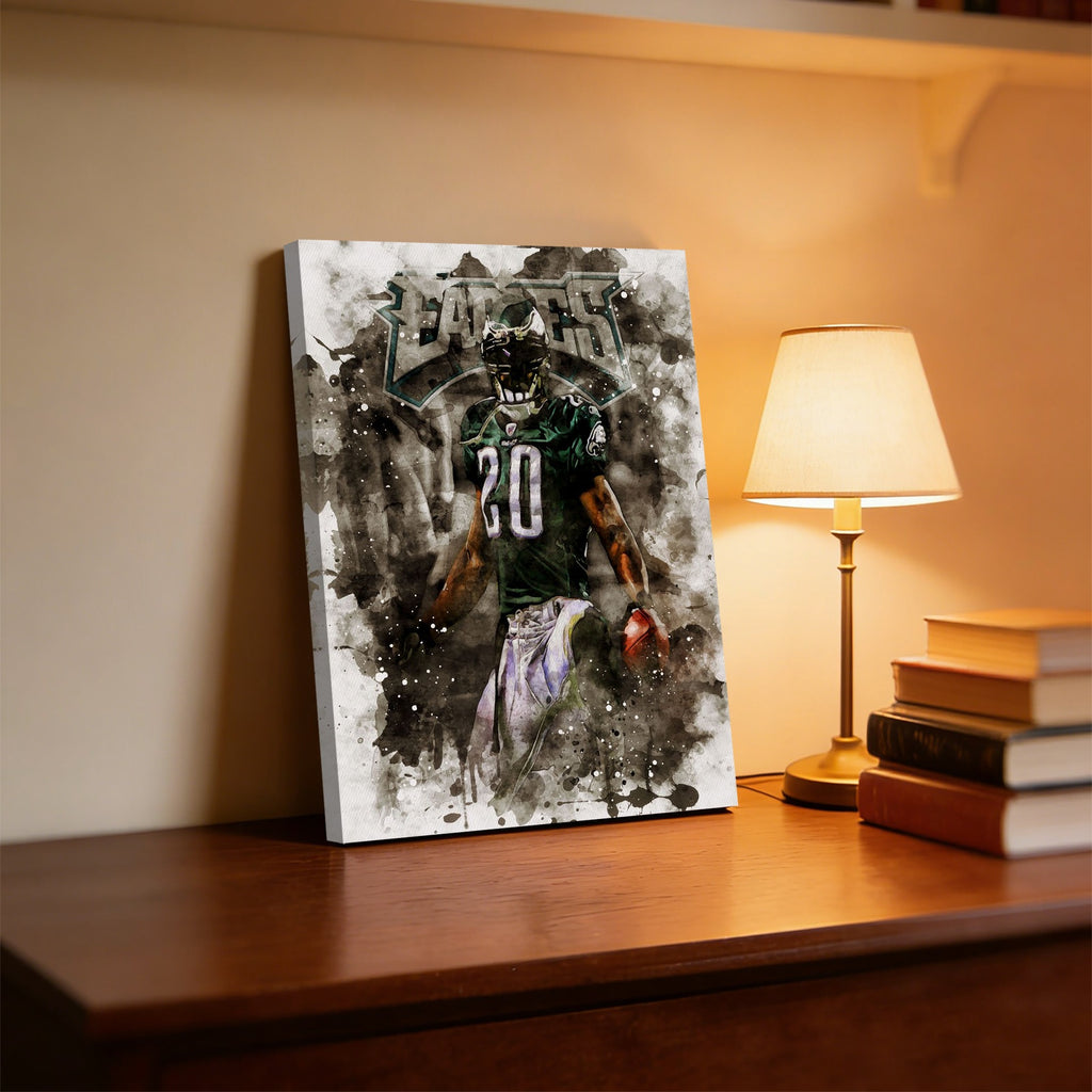 Brian Dawkins Art Poster 8 Canvas Wall Art Poster Decor Gift