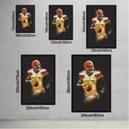 Baker Mayfield Art Sports Decorative Poster School Dormitory 1 Canvas Wall Art Poster Decor Gift