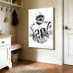 Corey Dillon Art Sports Decorative Poster School Dormitory 1 Canvas Wall Art Poster Decor Gift