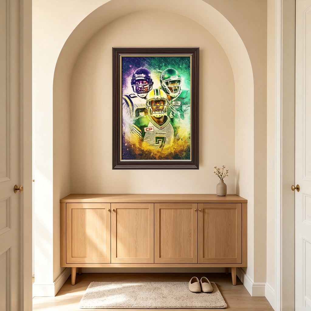 Cris Carter Duron Carter Kenny Stafford Art Sports Decorative Poster School Dormitory 4 Canvas Wall Art Poster Decor Gift