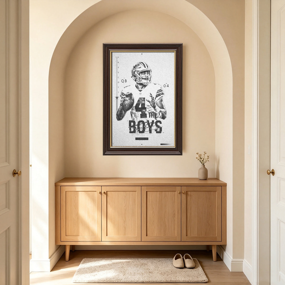 Dak Prescott Celebrity Sports Art Poster School Dining Room Decoration 1 Canvas Wall Art Poster Decor Gift