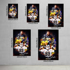 Bobby Wagner Celebrity Sports Art Poster School Dining Room Decoration 2 Canvas Wall Art Poster Decor Gift