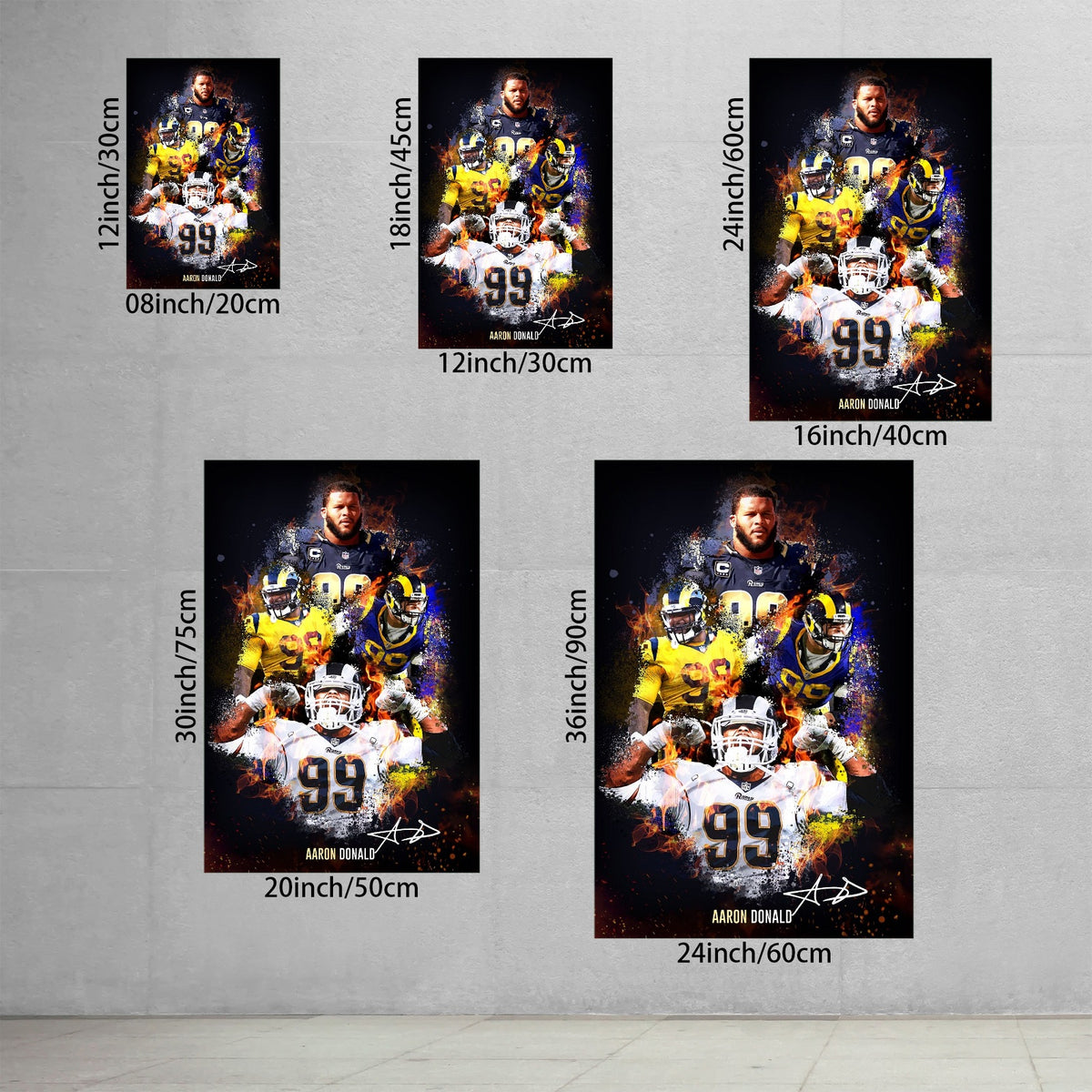 Bobby Wagner Celebrity Sports Art Poster School Dining Room Decoration 2 Canvas Wall Art Poster Decor Gift