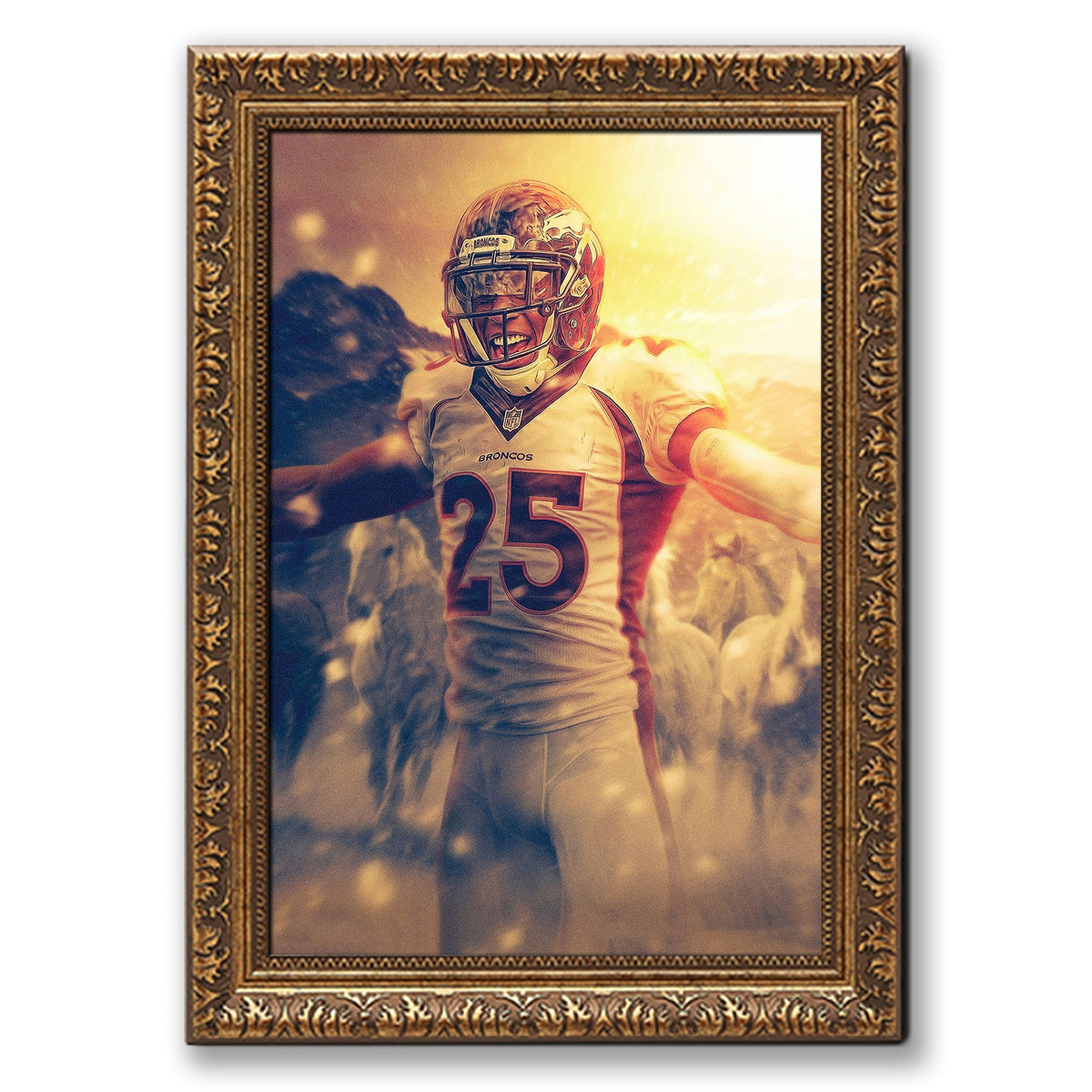 Chris Harris Art Sports Decorative Poster School Dormitory 5 Canvas Wall Art Poster Decor Gift