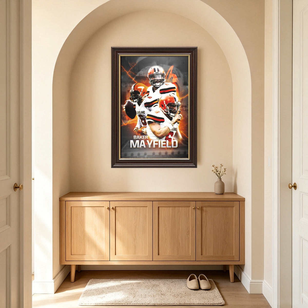 Baker Mayfield Sports Celebrity Art Deco Poster 10 Canvas Wall Art Poster Decor Gift