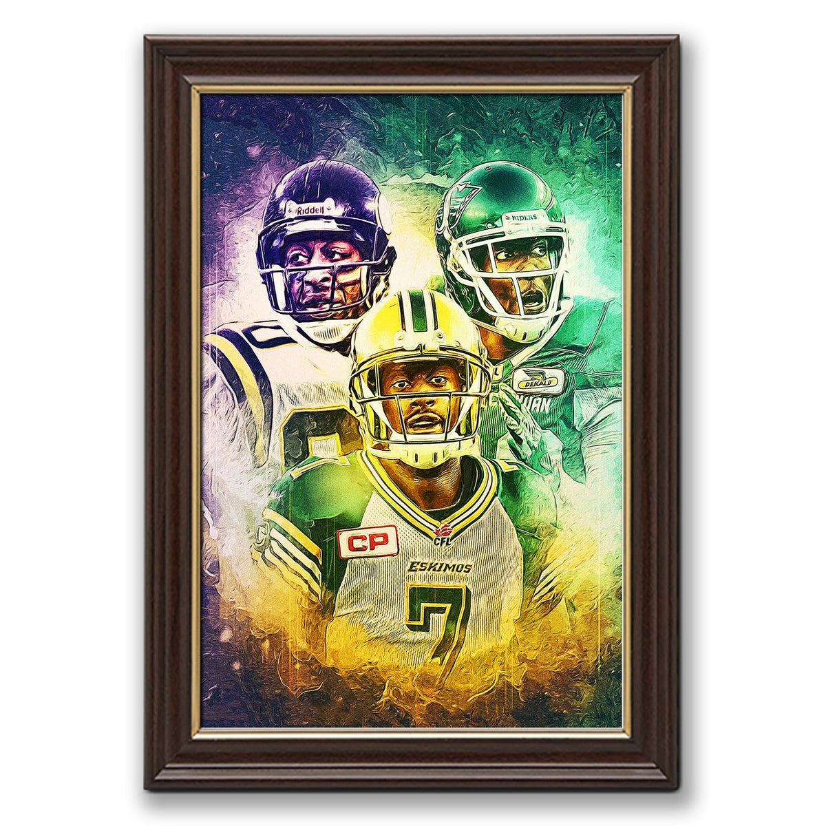 Cris Carter Duron Carter Kenny Stafford Art Sports Decorative Poster School Dormitory 4 Canvas Wall Art Poster Decor Gift