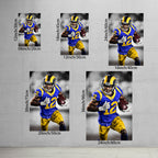 Brandin Cooks Art Sports Decorative Poster School Dormitory 5 Canvas Wall Art Poster Decor Gift