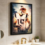 Chris Hogan Art Sports Decorative Poster School Dormitory 9 Canvas Wall Art Poster Decor Gift