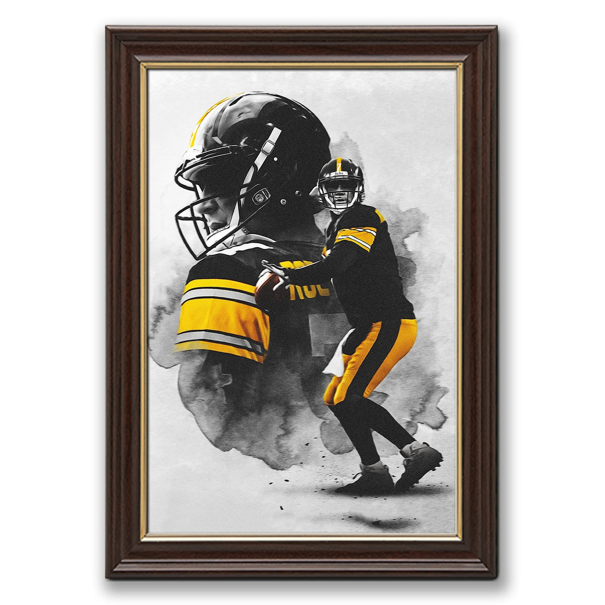 Ben Roethlisberger Art Sports Decorative Poster School Dormitory 4 Canvas Wall Art Poster Decor Gift