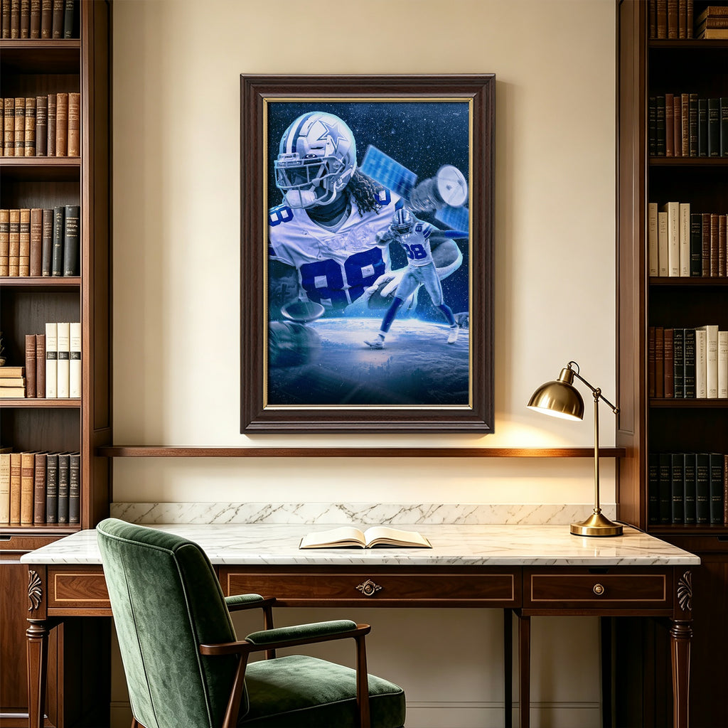 CeeDee Lamb Sports Celebrity Art Deco Poster 1 Canvas Wall Art Poster Decor Gift