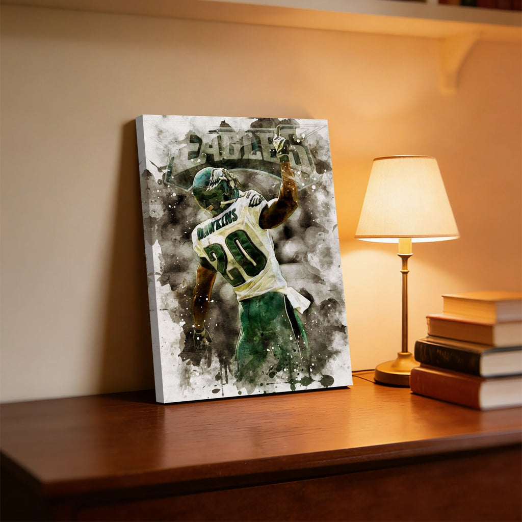 Brian Dawkins Art Poster 10 Canvas Wall Art Poster Decor Gift