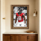 Calvin Ridley Art Sports Decorative Poster School Dormitory 9 Canvas Wall Art Poster Decor Gift