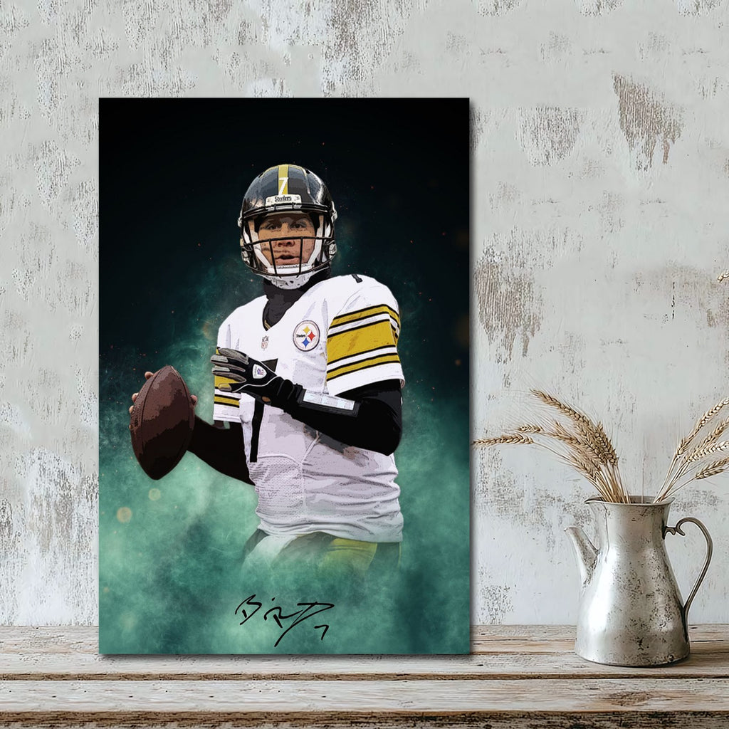 Ben Roethlisberger Celebrity Sports Art Poster School Dining Room Decoration 9 Canvas Wall Art Poster Decor Gift