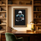 Christian McCaffrey Art Sports Decorative Poster School Dormitory 5 Canvas Wall Art Poster Decor Gift