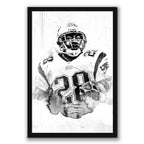Corey Dillon Art Sports Decorative Poster School Dormitory 1 Canvas Wall Art Poster Decor Gift
