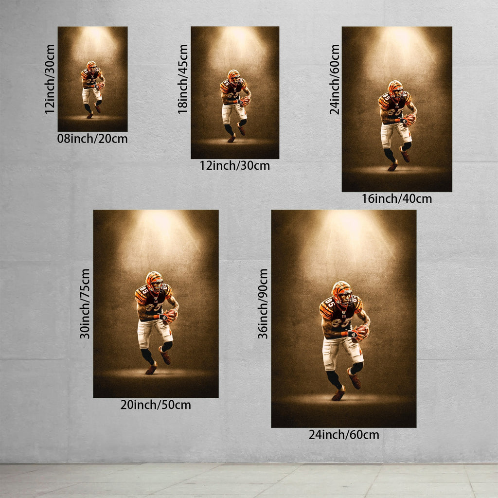 Chad Johnson Art Sports Decorative Poster School Dormitory 9 Canvas Wall Art Poster Decor Gift