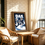 Dak Prescott Sports Celebrity Art Deco Poster 6 Canvas Wall Art Poster Decor Gift