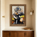 Ben Roethlisberger Celebrity Sports Art Poster School Dining Room Decoration 6 Canvas Wall Art Poster Decor Gift