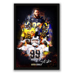 Bobby Wagner Celebrity Sports Art Poster School Dining Room Decoration 2 Canvas Wall Art Poster Decor Gift
