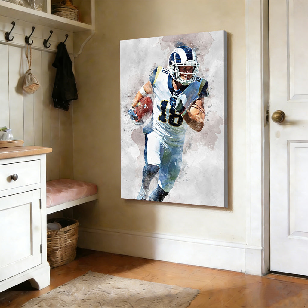 Cooper Kupp Celebrity Sports Art Poster School Dining Room Decoration 7 Canvas Wall Art Poster Decor Gift