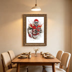 Damien Williams Art Sports Decorative Poster School Dormitory 8 Canvas Wall Art Poster Decor Gift