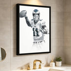 Carson Wentz Art Sports Decorative Poster School Dormitory 9 Canvas Wall Art Poster Decor Gift
