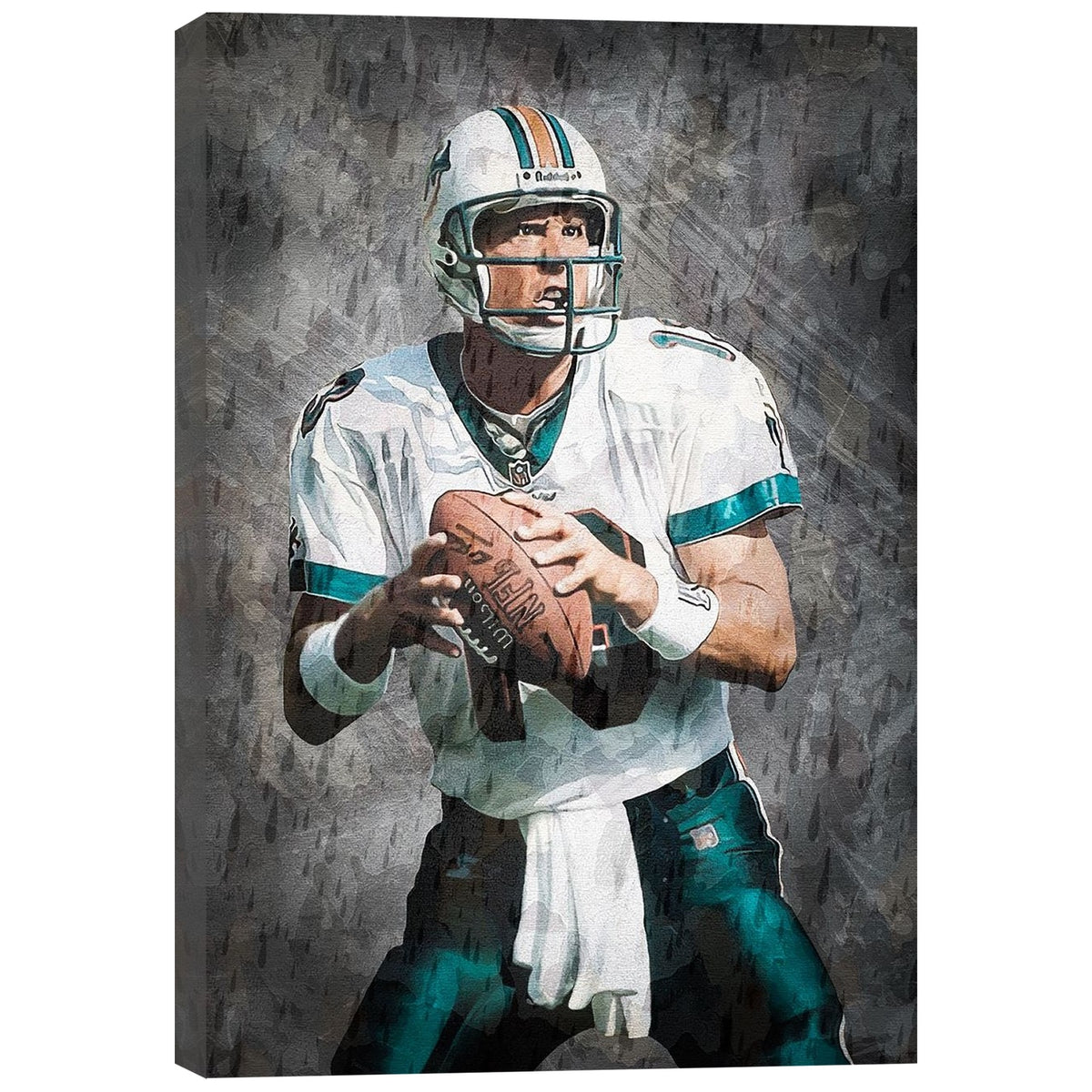 Dan Marino Celebrity Sports Art Poster School Dining Room Decoration 0 Canvas Wall Art Poster Decor Gift