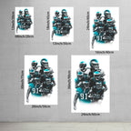 Carson Wentz Alshon Jeffery Art Sports Decorative Poster School Dormitory 6 Canvas Wall Art Poster Decor Gift