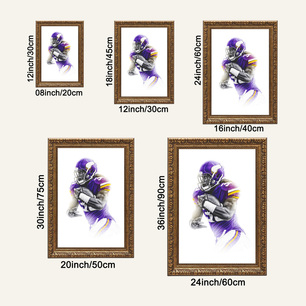 Dalvin Cook Art Sports Decorative Poster School Dormitory 9 Canvas Wall Art Poster Decor Gift
