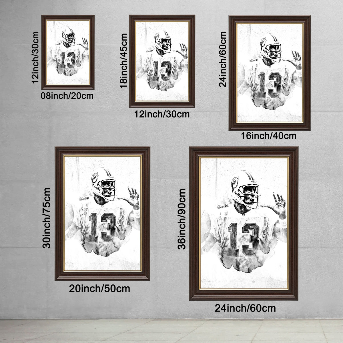 Dan Marino Art Sports Decorative Poster School Dormitory 2 Canvas Wall Art Poster Decor Gift