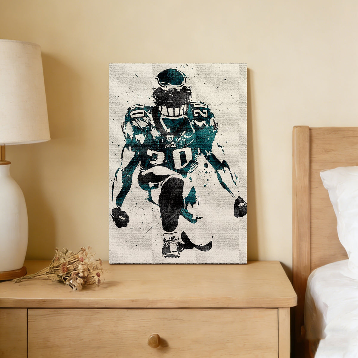 Brian Dawkins Art Poster 6 Canvas Wall Art Poster Decor Gift