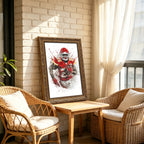 Damien Williams Art Sports Decorative Poster School Dormitory 8 Canvas Wall Art Poster Decor Gift
