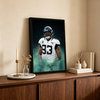 Calais Campbell Celebrity Sports Art Poster School Dining Room Decoration 7 Canvas Wall Art Poster Decor Gift