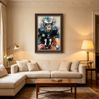 Carson Wentz Celebrity Sports Art Poster School Dining Room Decoration 5 Canvas Wall Art Poster Decor Gift