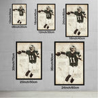 Carson Wentz Sports Celebrity Art Deco Poster 4 Canvas Wall Art Poster Decor Gift