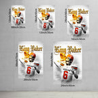 Baker Mayfield Celebrity Sports Art Poster School Dining Room Decoration 4 Canvas Wall Art Poster Decor Gift