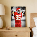 Chris Jones Art Sports Decorative Poster School Dormitory 7 Canvas Wall Art Poster Decor Gift