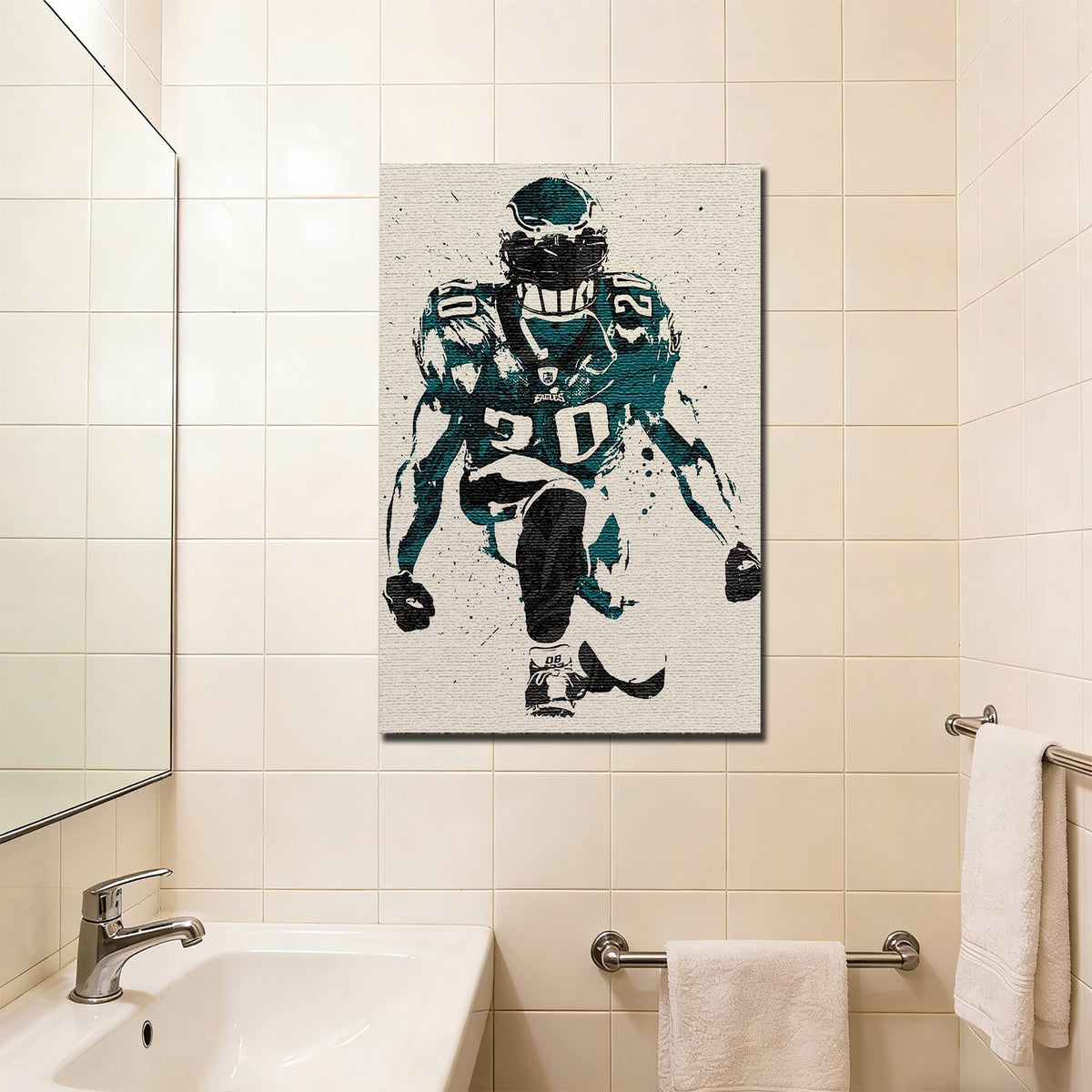 Brian Dawkins Art Poster 6 Canvas Wall Art Poster Decor Gift