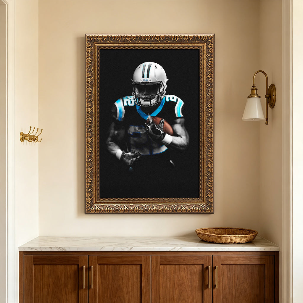 Christian McCaffrey Art Sports Decorative Poster School Dormitory 5 Canvas Wall Art Poster Decor Gift