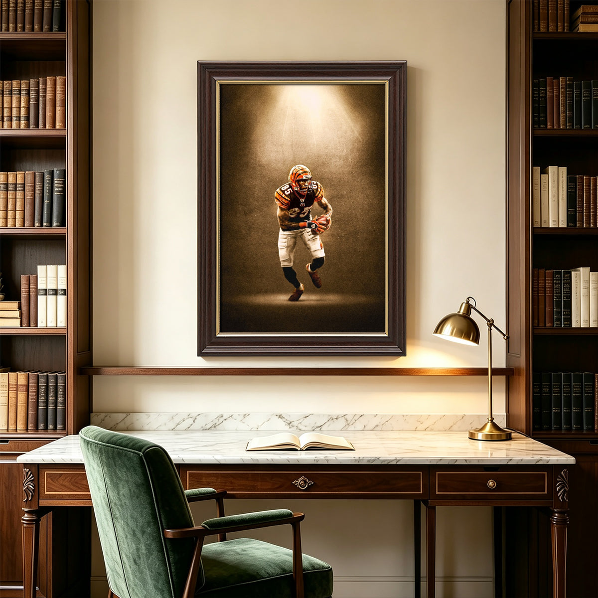 Chad Johnson Art Sports Decorative Poster School Dormitory 9 Canvas Wall Art Poster Decor Gift