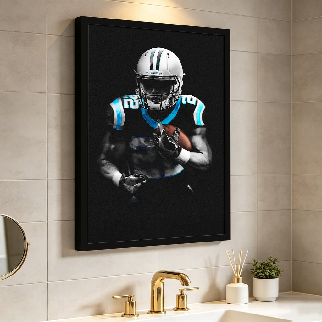 Christian McCaffrey Art Sports Decorative Poster School Dormitory 5 Canvas Wall Art Poster Decor Gift