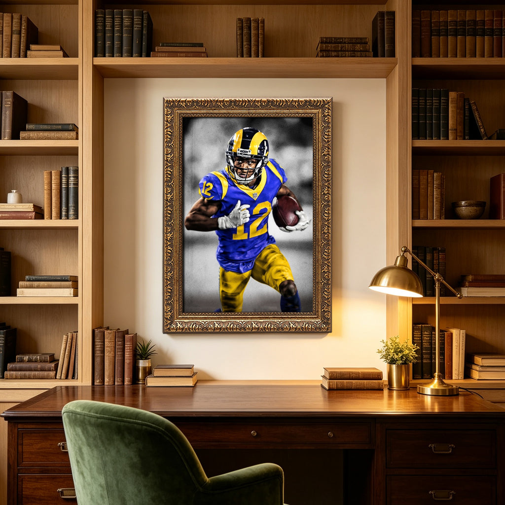 Brandin Cooks Art Sports Decorative Poster School Dormitory 5 Canvas Wall Art Poster Decor Gift