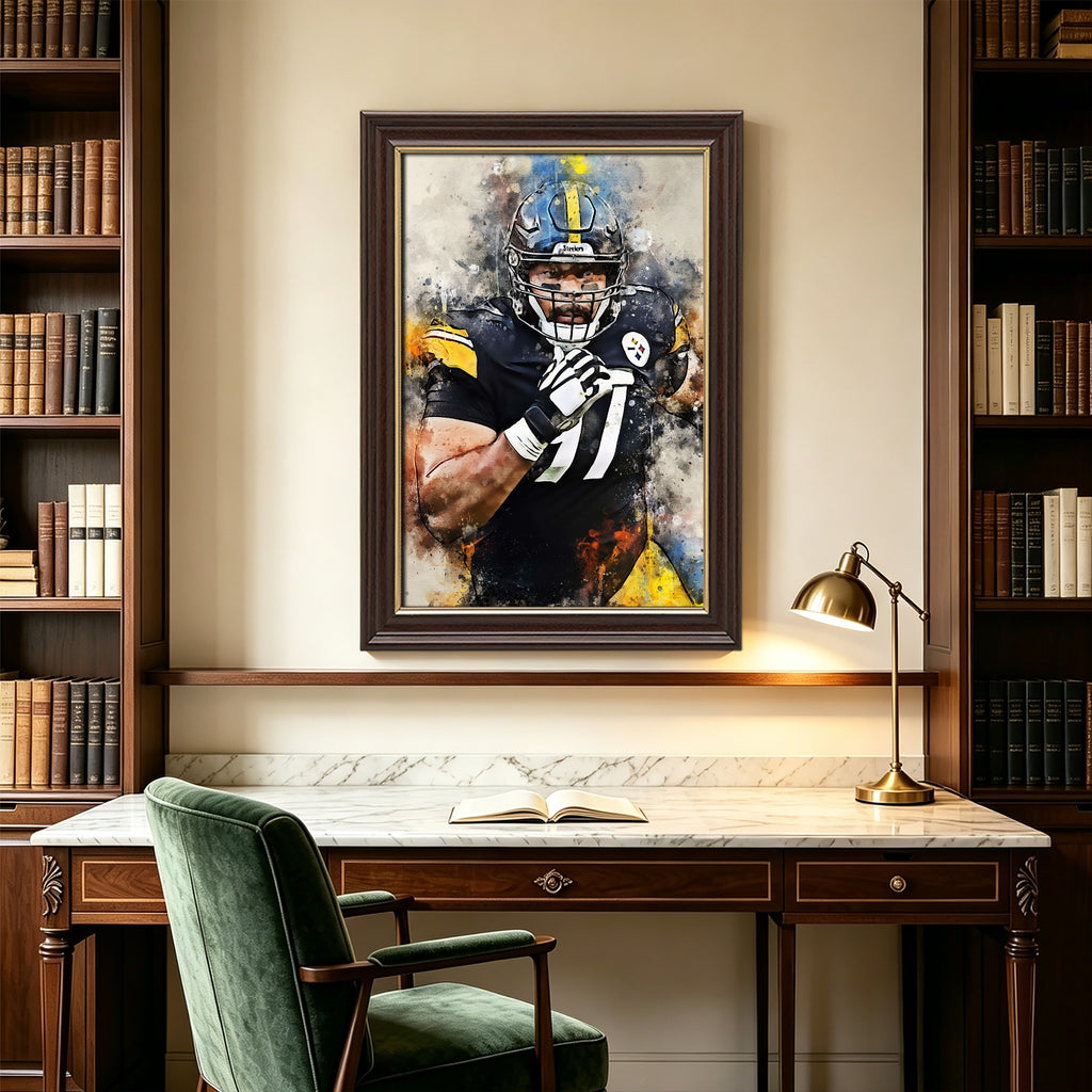 Cameron Heyward Celebrity Sports Art Poster School Dining Room Decoration 7 Canvas Wall Art Poster Decor Gift