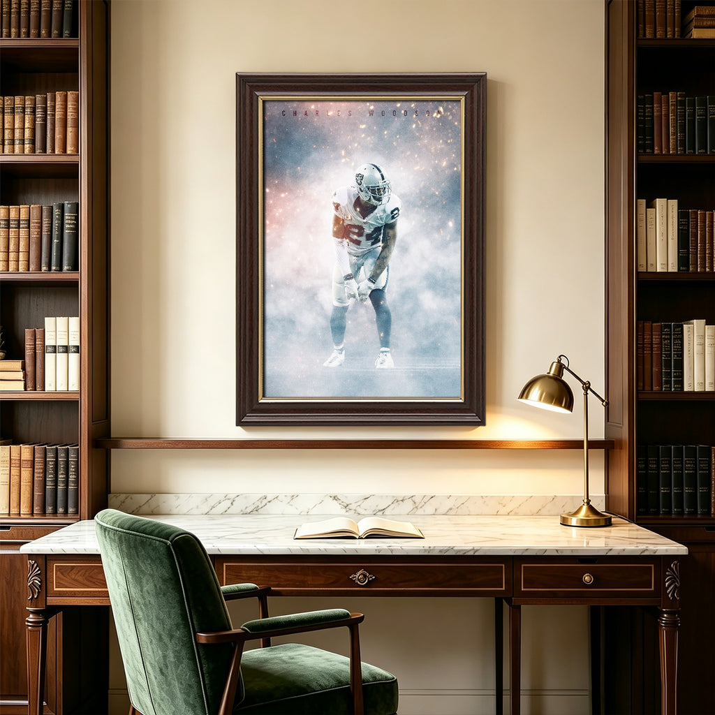 Charles Woodson Celebrity Sports Art Poster School Dining Room Decoration 3 Canvas Wall Art Poster Decor Gift
