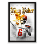 Baker Mayfield Celebrity Sports Art Poster School Dining Room Decoration 4 Canvas Wall Art Poster Decor Gift
