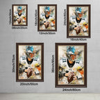 Carson Wentz Celebrity Sports Art Poster School Dining Room Decoration 7 Canvas Wall Art Poster Decor Gift