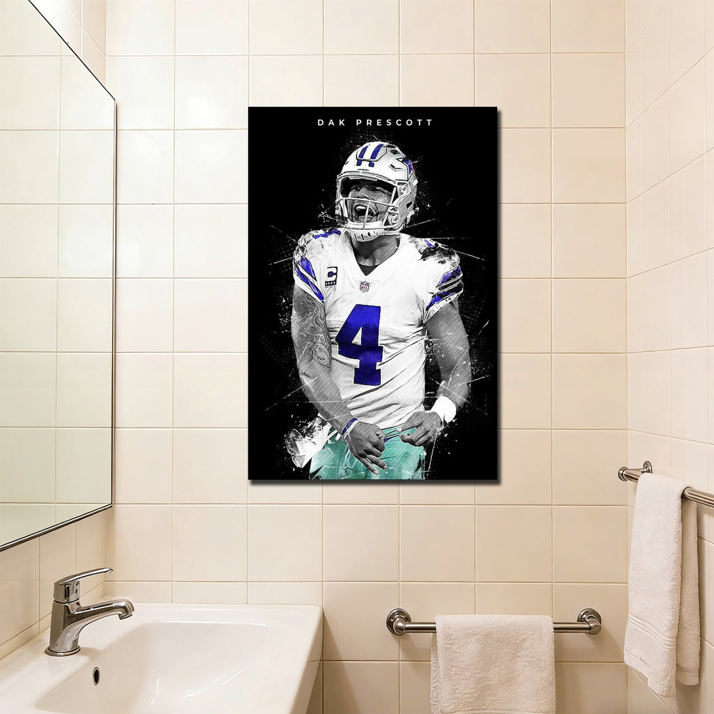 Dak Prescott Art Poster 1 Canvas Wall Art Poster Decor Gift