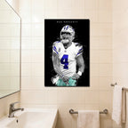 Dak Prescott Art Poster 1 Canvas Wall Art Poster Decor Gift