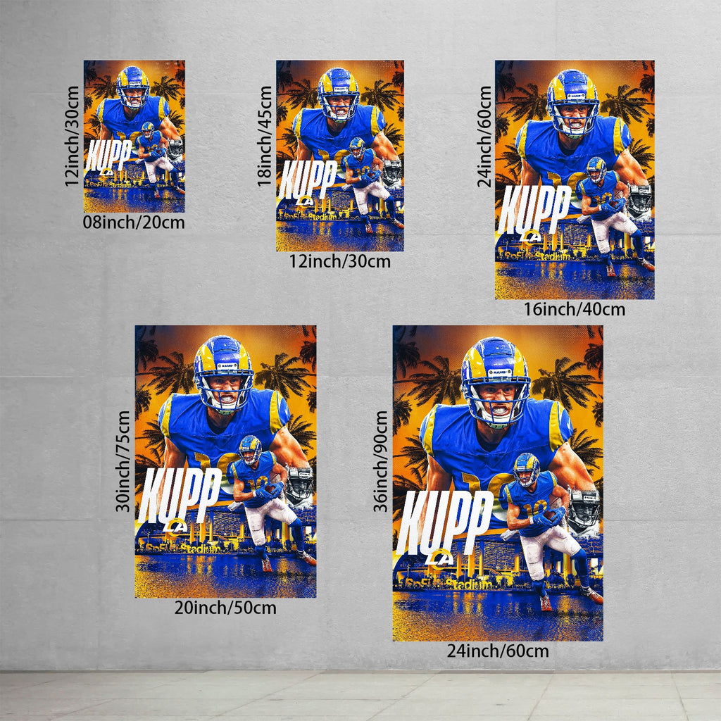Cooper Kupp Sports Decoration Poster 2 Canvas Wall Art Poster Decor Gift