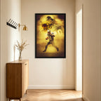 Barry Sanders Art Sports Decorative Poster School Dormitory 9 Canvas Wall Art Poster Decor Gift